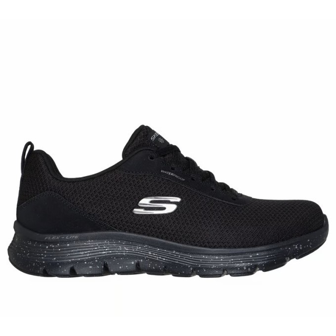 SKECHERS MUJER FLEX APPEAL 5.0 FRESH TREK WATERPROOF 150213/BBK NEGRA