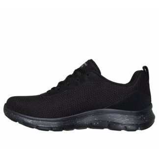 SKECHERS MUJER FLEX APPEAL 5.0 FRESH TREK WATERPROOF 150213/BBK NEGRA