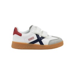 ZAPATILLA MUNICH FUTBOL SALA MINI BARRU 8032010 NIÑO BLANCA VELCRO