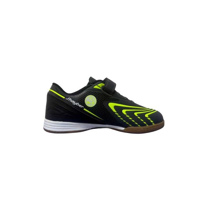 J´HAYBER ITALO FUTBOL SALA NIÑO GRIS Y FLUOR ZN49226