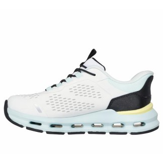 ZAPATILLA SKECHERS SLIP-INS GLIDE-STEP NIÑO/A 303654L/WBTQ BLANCA Y VERDE