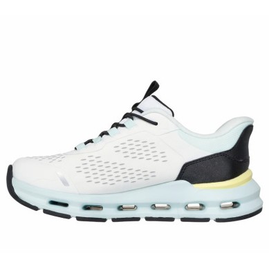 ZAPATILLA SKECHERS SLIP-INS GLIDE-STEP NIÑO/A 303654L/WBTQ BLANCA Y VERDE