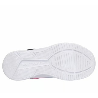 ZAPATILLA SKECHERS NIÑA AZUL Y  ROSA VELCRO 303657L/NVMT
