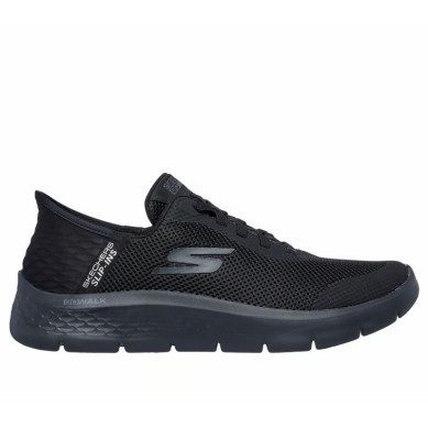 ZAPATILLAS SKECHERS HOMBRE SLIP-INS GO WALK FLEX  216324 BBK NEGRA