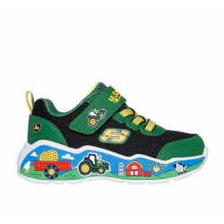ZAPATILLAS SKECHERS PLAY SCENE BEBE 407065N/GNBK VERDE