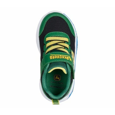 ZAPATILLAS SKECHERS PLAY SCENE BEBE 407065N/GNBK VERDE