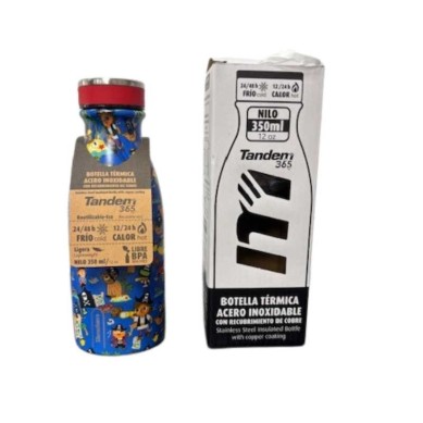 BOTELLA TÉRMICA 350ML PIRATA AZUL 993994