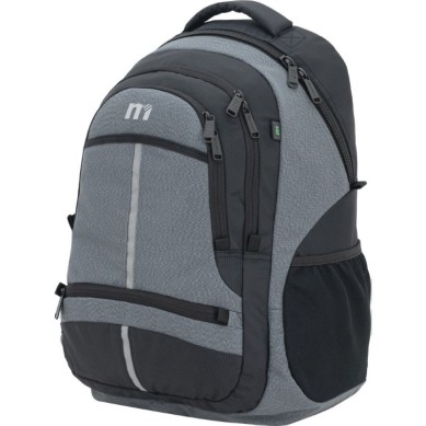 MOCHILA  DOBLE CUERPO OXFORD/AC NEGRA  GRIS 361064