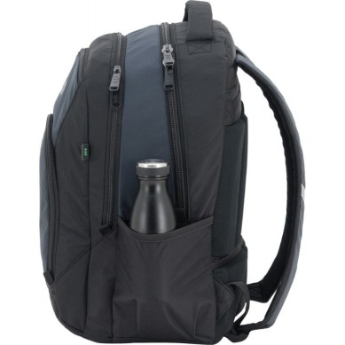 MOCHILA  DOBLE CUERPO OXFORD/AC NEGRA  GRIS 361064
