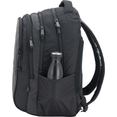 MOCHILA  DOBLE CUERPO OXFORD/AC NEGRA  GRIS 361064