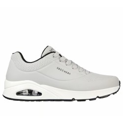 SKECHERS UNO STAND ON AIR HOMBRE 52458/LGBK GRIS