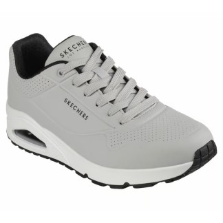 SKECHERS UNO STAND ON AIR HOMBRE 52458/LGBK GRIS