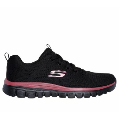 SKECHERS GRACEFUL GET CONNECTED MUJER 12615/BKMV NEGRA