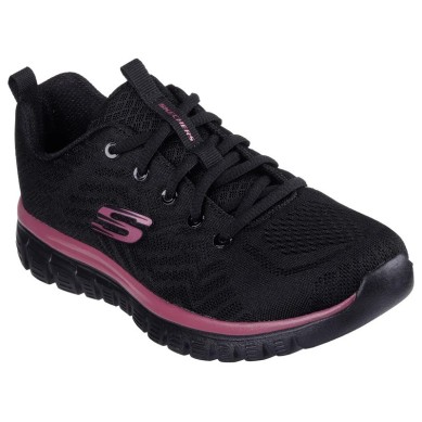 SKECHERS GRACEFUL GET CONNECTED MUJER 12615/BKMV NEGRA