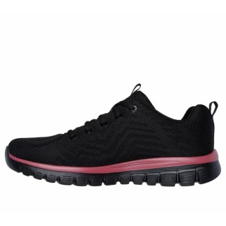 SKECHERS GRACEFUL GET CONNECTED MUJER 12615/BKMV NEGRA