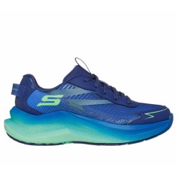 SKECHERS NIÑO MAX CUSHIONING ASCENDER 404023L/NVLM AZUL Y VERDE