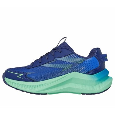 SKECHERS NIÑO MAX CUSHIONING ASCENDER 404023L/NVLM AZUL Y VERDE