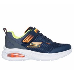 ZAPATILLAS SKECHERS MICROSPEC MAX ADVANCE NIÑO 404105L/NVCC AZUL MARINO
