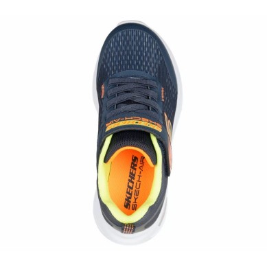 ZAPATILLAS SKECHERS MICROSPEC MAX ADVANCE NIÑO 404105L/NVCC AZUL MARINO