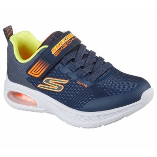 ZAPATILLAS SKECHERS MICROSPEC MAX ADVANCE NIÑO 404105L/NVCC AZUL MARINO