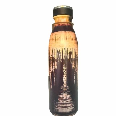 BOTELLA TÉRMICA EL PALMAR ALBUFERA 500ML NEGRA 612265