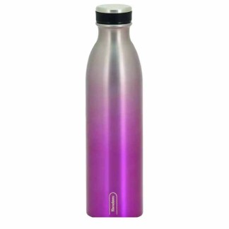 BOTELLA TÉRMICA 750ML 611619 PLATA Y MORADO