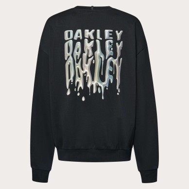 SUDADERA  NEGRA OAKLEY HOMBRE STACKET METAL FOA407447 02E