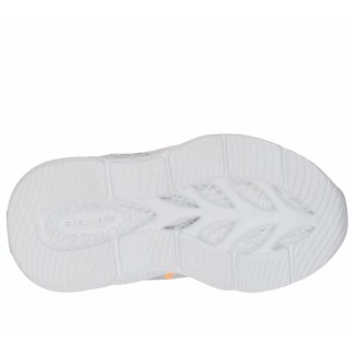ZAPATILLA SKECHERS BEBE PLATA Y NARANJA LUCES METEOR 401498N SLOR
