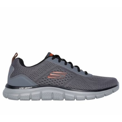 SKECHERS  TRACK LESHUR HOMBRE 232758 CCOR GRIS