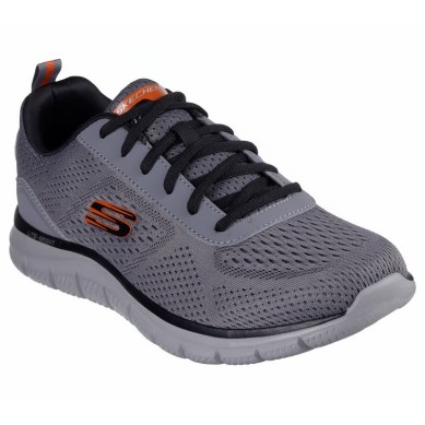 SKECHERS  TRACK LESHUR HOMBRE 232758 CCOR GRIS