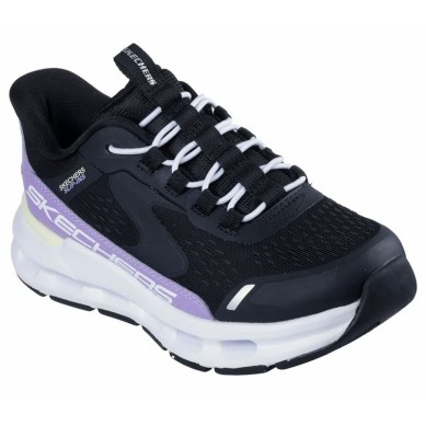 ZAPATILLA SKECHERS SLIP-INS GLIDE-STEP NIÑA 303654L/BKPR NEGRA