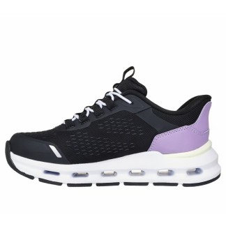 ZAPATILLA SKECHERS SLIP-INS GLIDE-STEP NIÑA 303654L/BKPR NEGRA