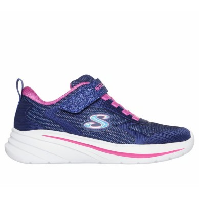 ZAPATILLAS SKECHERS WAVE 92 NIÑA  303557L NVY AZUL Y MORADO