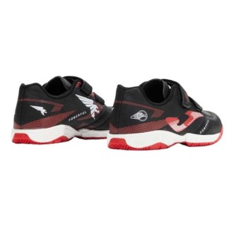 JOMA POWERFULL JR2501 NEGRA ROJA FUTBOL SALA NIÑO