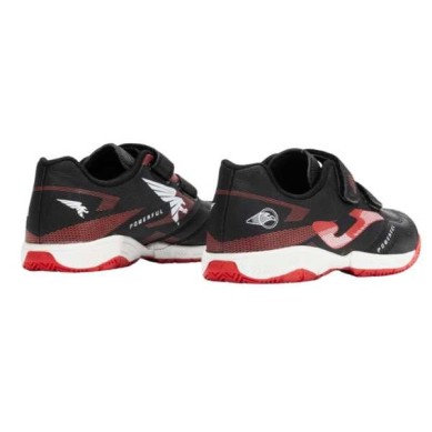 JOMA POWERFULL JR2501 NEGRA ROJA FUTBOL SALA NIÑO
