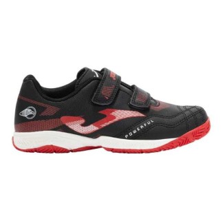 JOMA POWERFULL JR2501 NEGRA ROJA FUTBOL SALA NIÑO