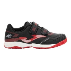 JOMA POWERFULL JR2501 NEGRA ROJA FUTBOL SALA NIÑO