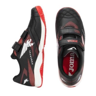 JOMA POWERFULL JR2501 NEGRA ROJA FUTBOL SALA NIÑO