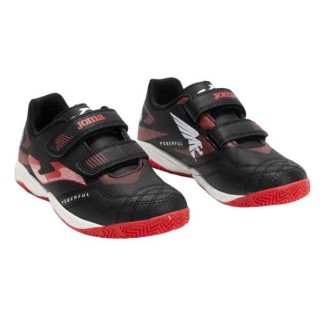 JOMA POWERFULL JR2501 NEGRA ROJA FUTBOL SALA NIÑO