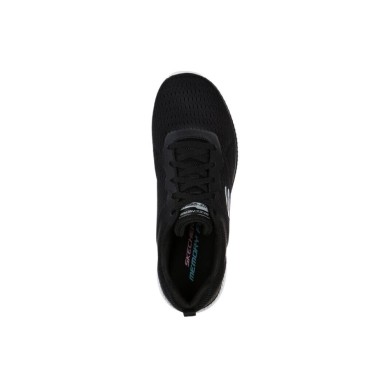 ZAPATILLA SKECHERS BOUNTIFUL MUJER  12607 BKW NEGRA