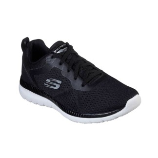 ZAPATILLA SKECHERS BOUNTIFUL MUJER  12607 BKW NEGRA