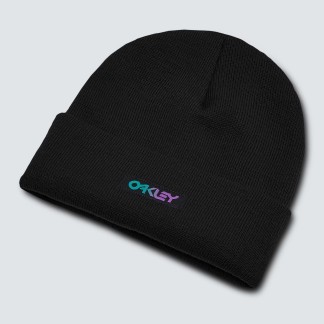 OAKLEY GORRO B1B GRADIENT PATCH BEANIE NEGRO FOS900707 02E