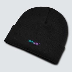 OAKLEY GORRO B1B GRADIENT PATCH BEANIE NEGRO FOS900707 02E