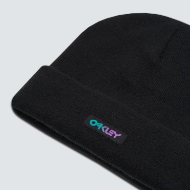 OAKLEY GORRO B1B GRADIENT PATCH BEANIE NEGRO FOS900707 02E