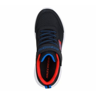 ZAPATILLAS SKECHERS BOUNDER-TECHROX NIÑO 403906L/BLK NEGRA Y ROJA