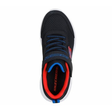 ZAPATILLAS SKECHERS BOUNDER-TECHROX NIÑO 403906L/BLK NEGRA Y ROJA