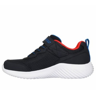 ZAPATILLAS SKECHERS BOUNDER-TECHROX NIÑO 403906L/BLK NEGRA Y ROJA