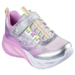 ZAPATILLAS SKECHERS COSMI GLOW 303712L SMLT LUCES NIÑA ROSA