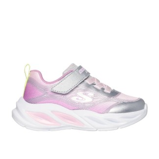 ZAPATILLAS SKECHERS COSMI GLOW 303712n SMLT LUCES BEBE ROSA