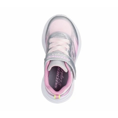 ZAPATILLAS SKECHERS COSMI GLOW 303712n SMLT LUCES BEBE ROSA
